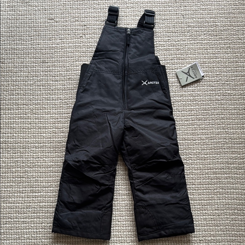 NWT Arctix Black Insulated Snow Bib Overalls
